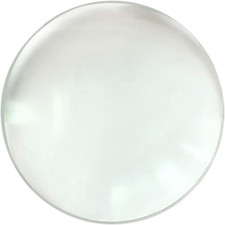 HD 30X Magnification Magnifying Glass 50MM Diameter Double Convex Lens Glass Opt