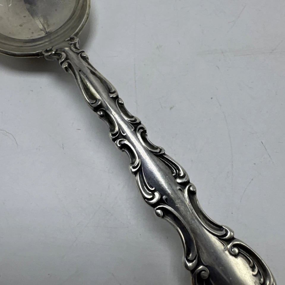 Cuchara para servir Gorham Strasbourg Sterling 8 1/2" Foto 4 de 4