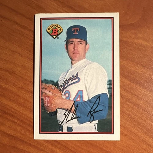Bowman 1989 Nolan Ryan #225 Texas Rangers Major League Baseball Card