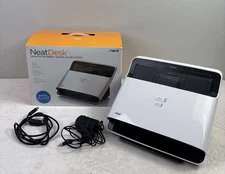Neat Desk ND-1000 Desktop Scanner W/Box AC Adapter Connection Cable Tested Works