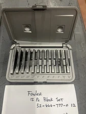 FOWLER High Precision 12PC ANGLE BLOCK SET