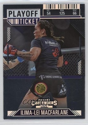2025 Panini Contenders PFL Playoff Ticket /199 Ilima-Lei Macfarlane #85 6m7