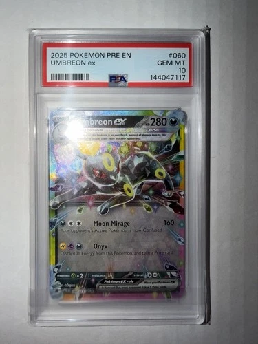 Pokemon Prismatic Umbreon EX #060 Card *GEM MINT PSA 10*