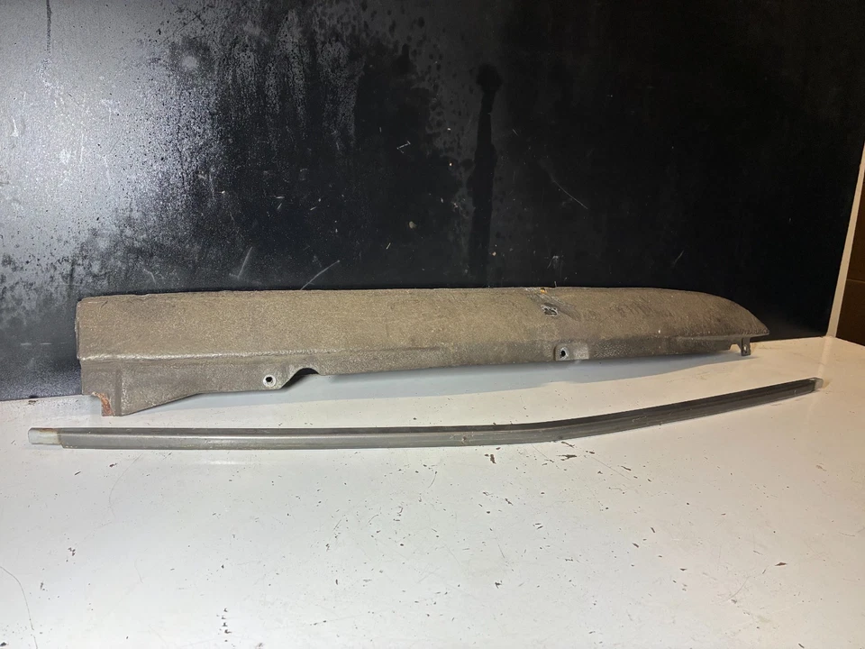 Lower Bumper Center Valance Pieces 72-89 Mercedes Benz R107 450SL 380SL 560SL - Image 4 of 4