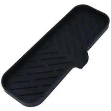 Versatile Silicone Bathroom & Kitchen Soap Tray - 12"×4" with Hygiene Features