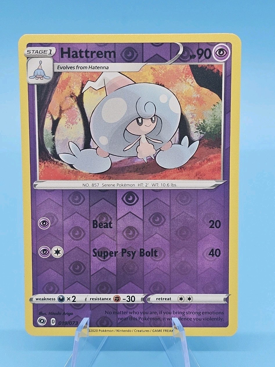 Hattrem 19/73 - 2020 Champion's Path - Pokémon TCG - Reverse Holo - Uncommon 