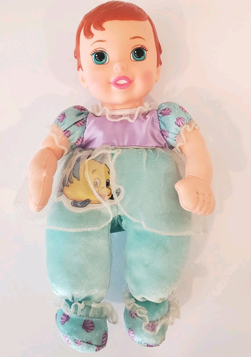 Vtg Disney Tollytots My First Princess Ariel Baby Doll Little