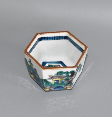 Sake Cup japanische Keramik Kutani-yaki Fach #D4