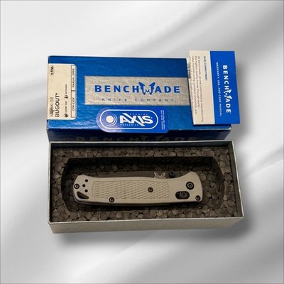 Benchmade 535BK-08 Bugout Manual Folding Knife Storm Gray Handle Gently