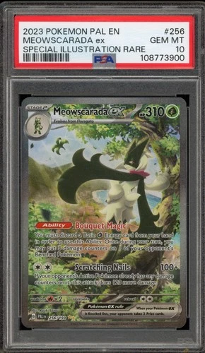 Pokemon Meowscarada ex Paldea Evolved Special Illustration Rare #256 PSA 10