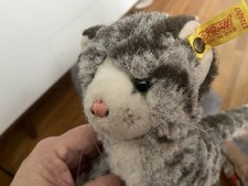 Vintage Steiff West Germany Stuffed Plush Sissi Kitten Cat 2726/17