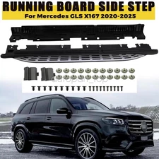 Set of 2 Side Steps Running Boards Nerf bar for Mercedes GLS X167 2020-2025