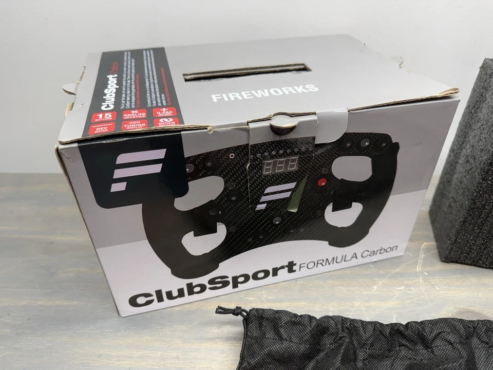 Fanatec ClubSport Formula Carbon Steering Wheel Brand New Open Box! - Image 2 of 4