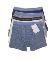 Calvin Klein L70739 Boys Assorted Cotton Blend 4-Pack Boxer Briefs Size M 8/10