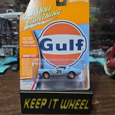Johnny Lightning White Lightning Chase Gulf  Racing 1967 Shelby GT-500 Ver.A