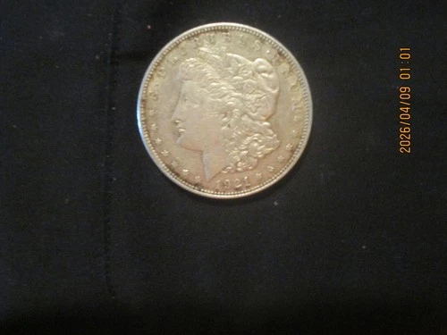 1921p Morgan Silver $ 90% silver, AU/UNC. coin pictured is coin for sale