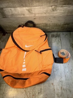 Nike Just Do It Orange Backpack + Matching Web Belt Bundle