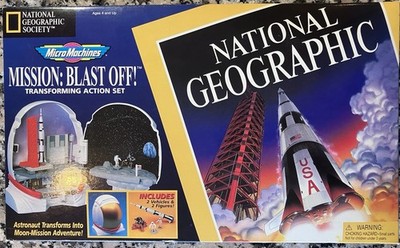 Minty 1998 Mission: Blast Off!  Playset By Galoob Micro Machines. Unopened Box