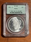 1881-S Morgan Silver Dollar - PCGS MS63 OLD GREEN HOLDER OGH