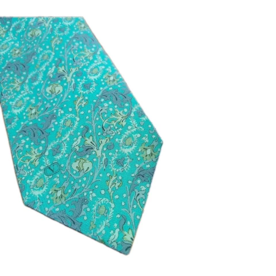 Gravata de seda VALENTINO feita na Itália - Imagem 2 de 4