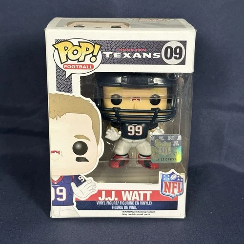 Funko Pop! Vinyl: JJ Watt #9 Houston Texans Football NFL Bloody Nose