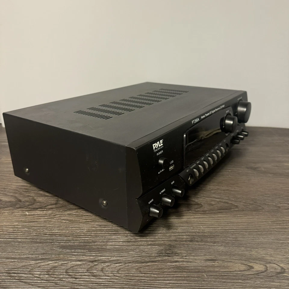 Pyle PT260A 200W 8-Ohm Home Digital AM/FM Stereo Receiver Doesn’t Work Properly - Image 3 of 4