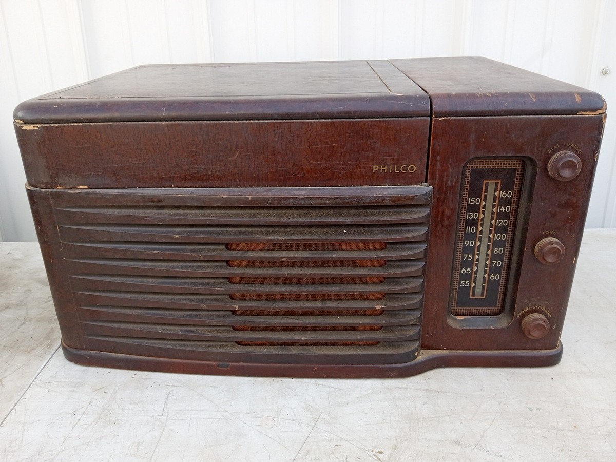 Vintage Philco Radio Record Player, Model 46-1203 Untested Vintage Philco Radio Record Player, Model 46-1203 Untested