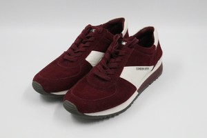 burgundy michael kors sneakers