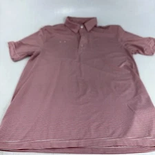 Chick-Fil-A Polo Shirt Med Red/White Short Sleeve OOBE Hydro Chill Team Uniform