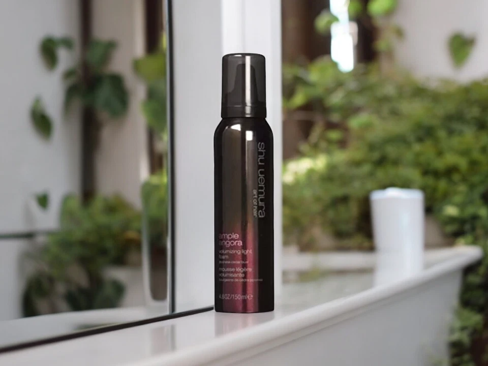 Mousse de espuma ligera voluminizadora de angora amplia Shu Uemura 4,6 oz nueva y difícil de encontrar Foto 4 de 4