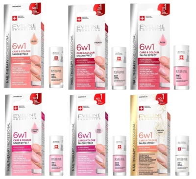 EVELINE COSMETICS Eveline Nail Therapy Professional Care & Colour 6in1 Nail Conditioner 5ml