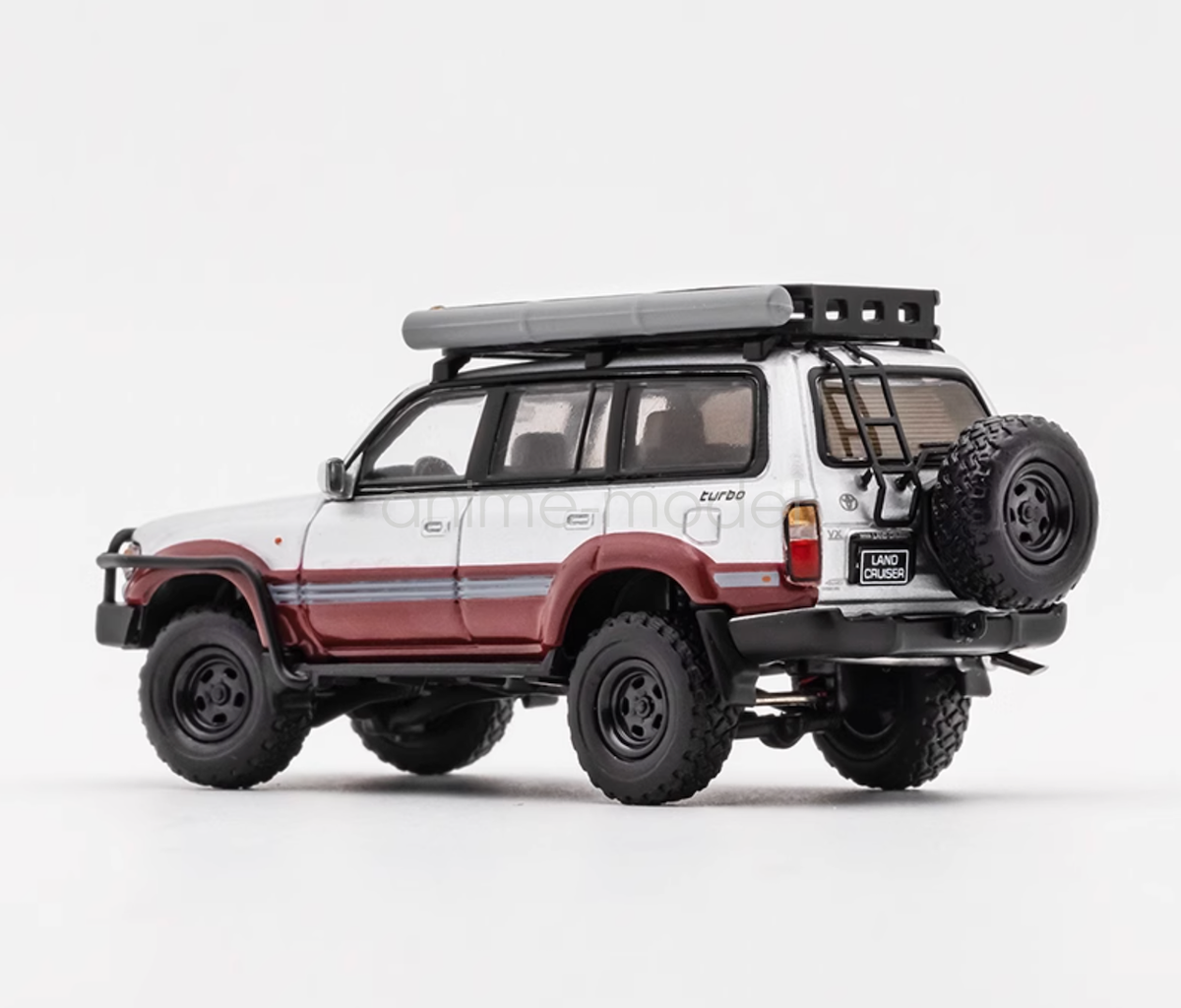 GCD 1:64 Silver Land Cruiser LC80 Off Road SUV Diecast Metal Car