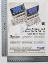 Micro Channel386Sx Mitac Print Advertisement
