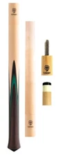 NEW McDermott Lucky Jump Cue LJ1 - Rosewood with Green Veneers - 41" Long - 14mm