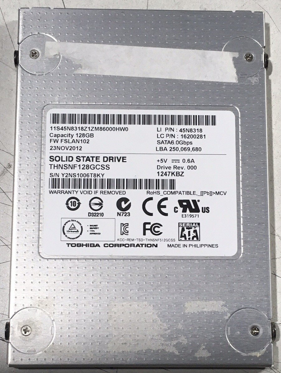 Toshiba 128GB,Internal,1.8 Toshiba 128GB,Internal,1.8