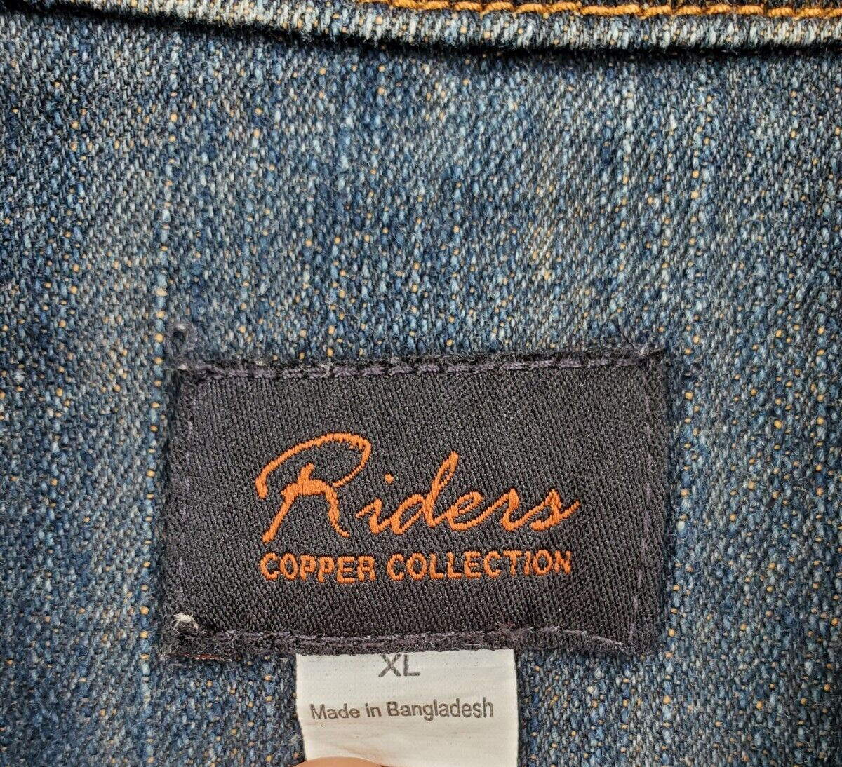 Riders Copper Collection Woman's Blue Denim Embroidered Jean