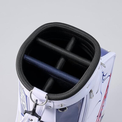 le coq sportif Golf Men's Cart Caddy Bag 9 x 47 inch 3kg White