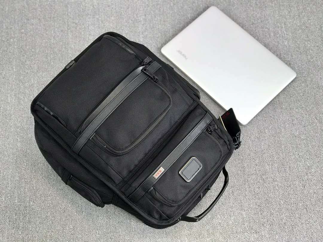 TUMI Alpha 3 Backpack TSA Friendly, Black