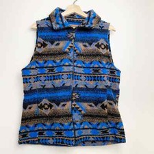 Bear Ridge Lapis Southwestern Aztec Vest M