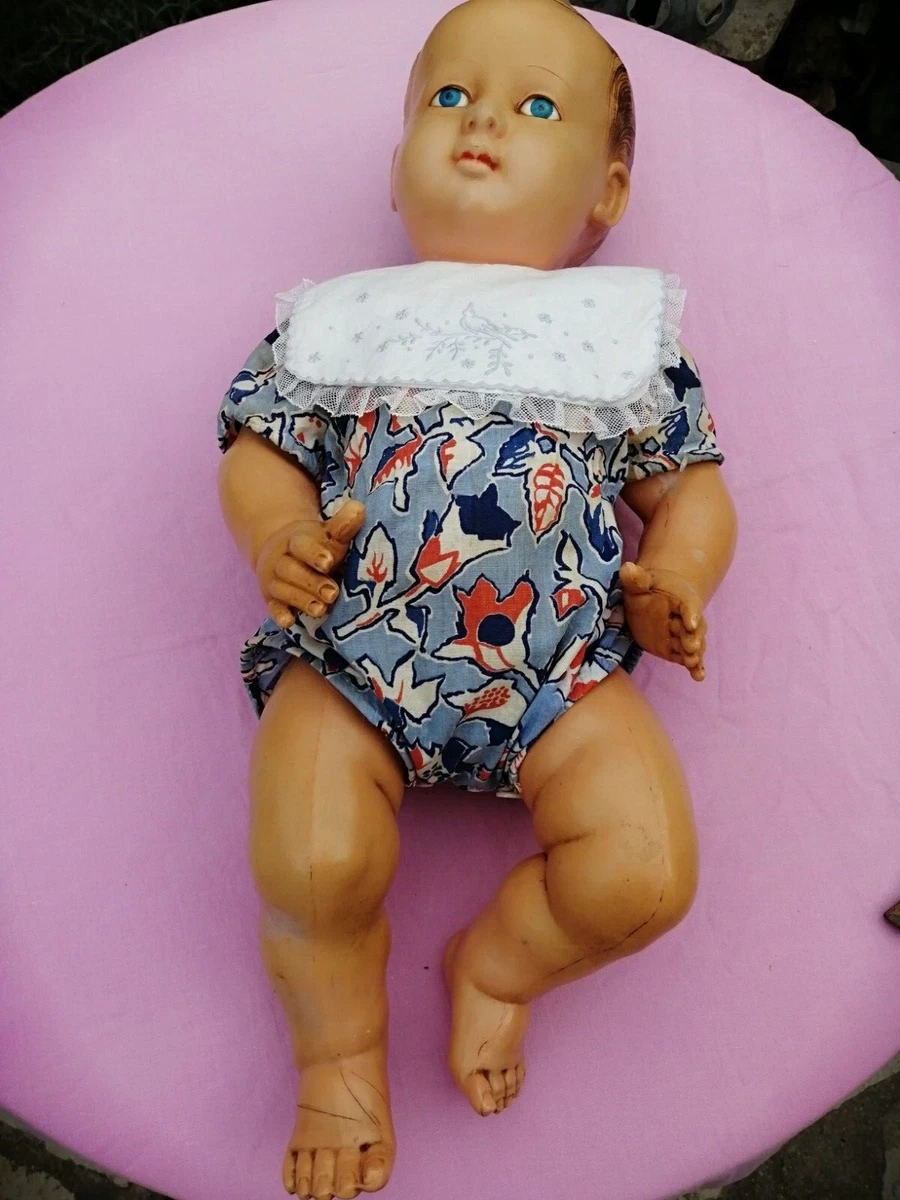 Poupée Petit Colin Noir BEBE Ancien En Celluloïd France Tete D Aigle N Et 15 83753286