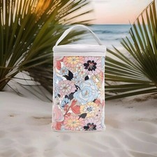 Vera Bradley Clear Lotion Bag in ALOHA BLOOMS Travel Beach New V324