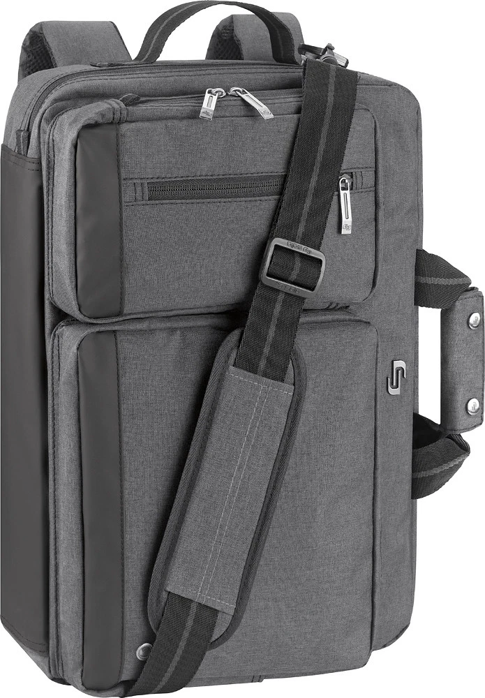 Convertible laptop briefcase backpack deals