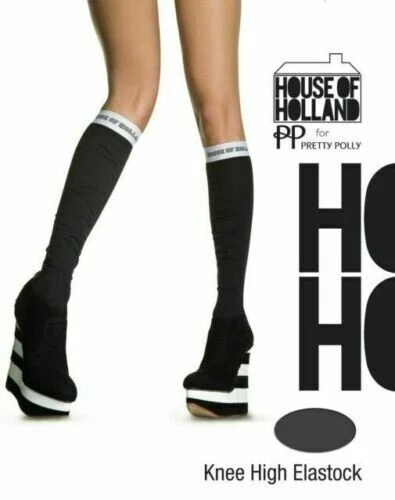 Lote de Trabajo Impresionantes Retro 3 Paquetes Bonitos Calcetines Hasta la Rodilla Polly 40 Den Talla Única 3-8 Foto 2 de 4