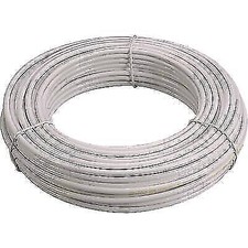 CAVO ELETTRICO BIPOLARE H05VV-F RAME/PVC BIANCO N°XMMQ 2X1,0 CF=MT 100 CF 1