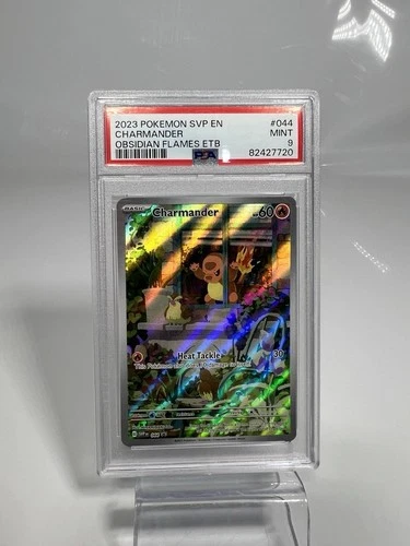 2023 POKEMON SVP EN-SV BLACK STAR PROMO #044 CHARMANDER PSA 9