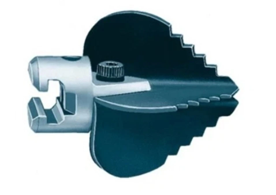 Ridgid 63055 T215 1-3/4" 4-Blade Drain Cleaning Spear Cutter for 3/8" Inner Core - Image 3 of 3
