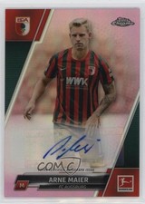 2021 Topps Chrome Bundesliga Pink Refractor 33/75 Arne Maier #BCA-AMA Auto 19bd