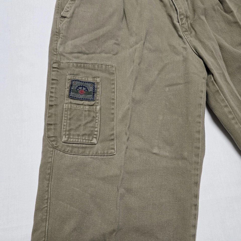 Винтажные мужские брюки Gitano Key Line большой универсальный грузовой карман 90-е - Изображение 2 из 4