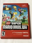 New Super Mario Bros. Wii (Nintendo Wii, 2009) CIB Manual Tested Resurfaced