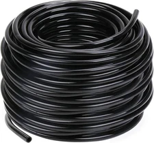 Hourleey Blank 100 FT Distribution Tubing Irrigation Drip Hose, 100 FT, Black 